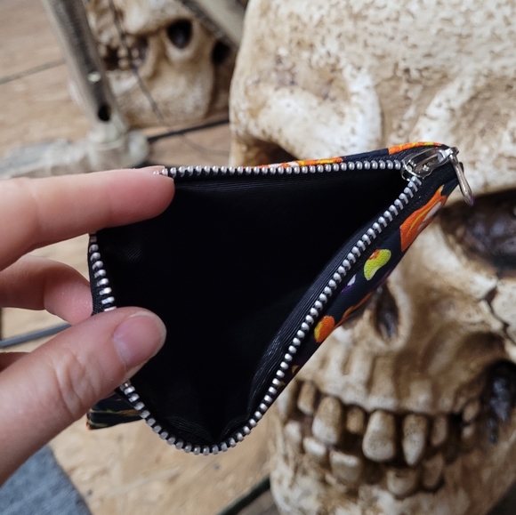 Mickey mouse Halloween pumpkin print handmade zipper pouch - Picture 4 of 5